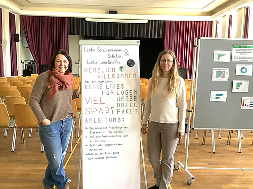 "Keine Likes für Lügen" im Reismann Gymnasium​