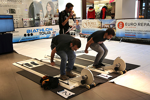 Sportevent von INCONY mit Biathlon
