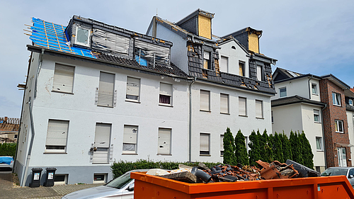 Jalousienschaden durch Tornado