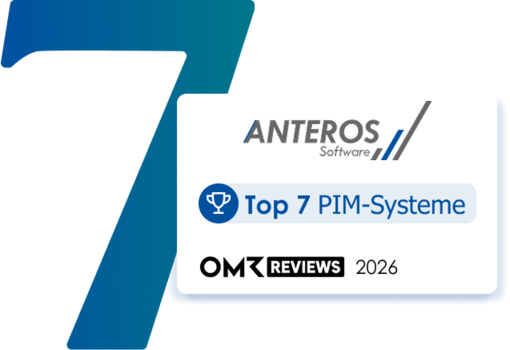 ANTEROS unter den Top 7 PIM-Systemen von OMR