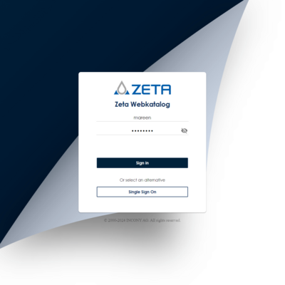Login im Webkatalog mit ANTEROS.web per SSO