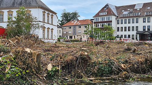 Tornadoschaden an Kloster und Schule