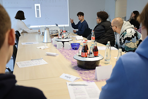 INCONY-Besprechungsraum mit Ergebnispräsentation