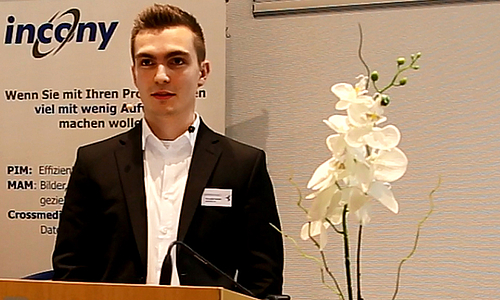 Vortrag von Benedikt Bradel von Büroforum