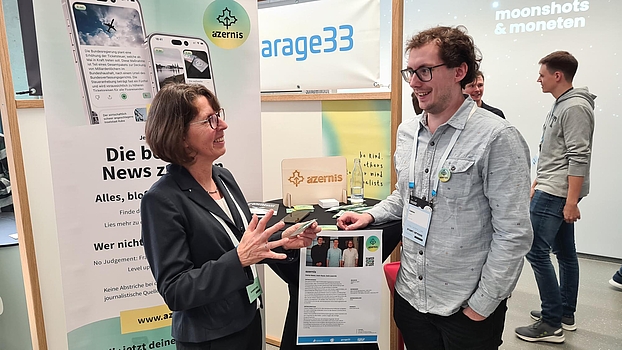 INCONY und Azernis beim Start-Up Event der garage33