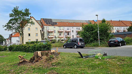 Auswirkungen des Tornados in Paderborn