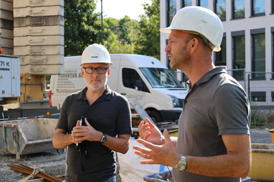 TÜV-Prüfung vom INCONY-Neubau