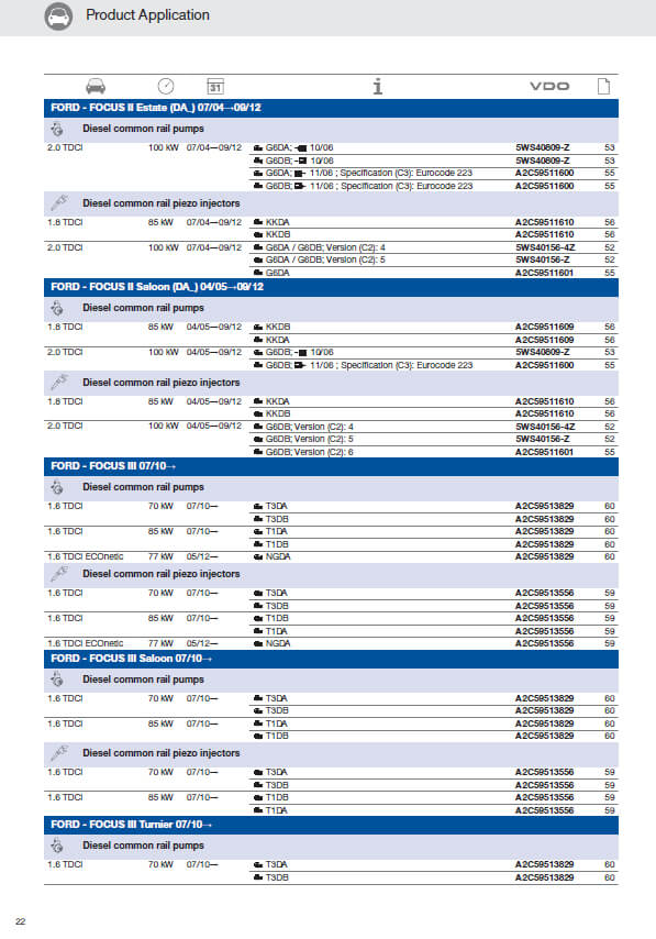 Continental-Printbeispiel