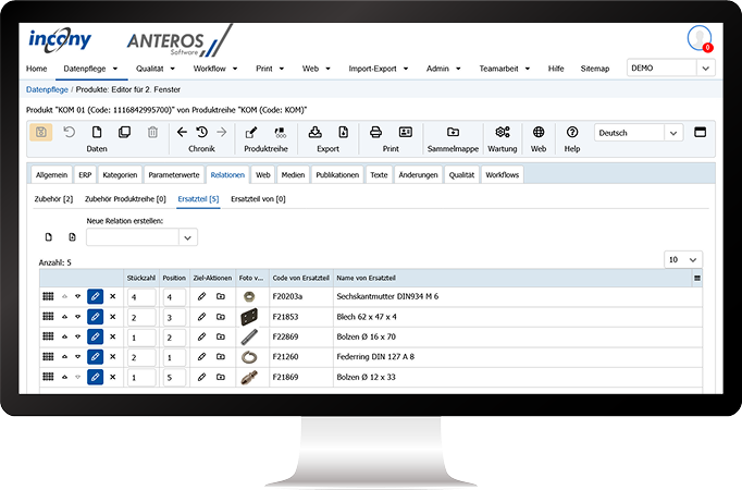Vernetzte Produkte: Wenn Daten die technische Realität abbilden Intelligente Produktrelationen & Parametrisierung