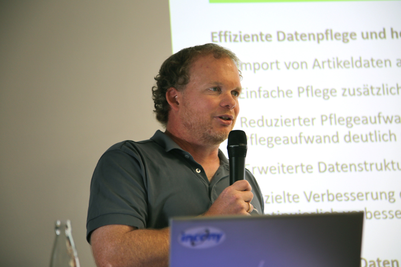 Christian Osterloh von Diesel Technic berichtet von ihrer PIM-Einführung im Automotive Aftermarket Referent Christian Osterloh von Diesel Technic